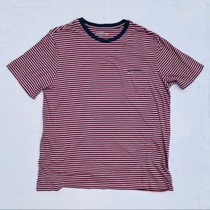 Vineyard Vines Large Striped T Shirt Red Blue